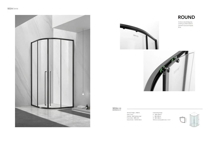Long Handle Fan-Shaped/ Sector Sliding Door Shower Room: A Perfect Bathroom Solution